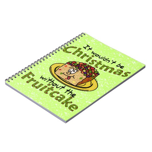 Grappig kerstfeest Cartoon Notitieboek (Linkerzijde)