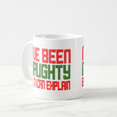 Grappig kerstfeest dat ik ben geweest, Naughty Cro Koffiemok (Voorkant links)