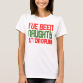 Grappig kerstfeest dat ik ben geweest, Naughty Cro T-shirt (Voorkant)