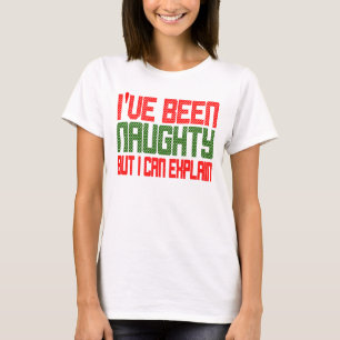 Grappig kerstfeest dat ik ben geweest, Naughty Cro T-shirt