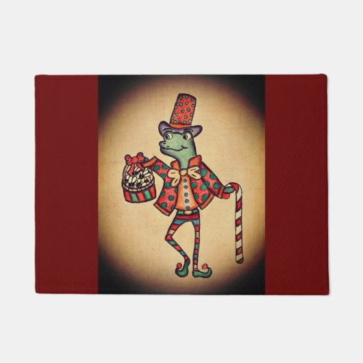 Grappig kerstfeest deurmat (Voorkant)