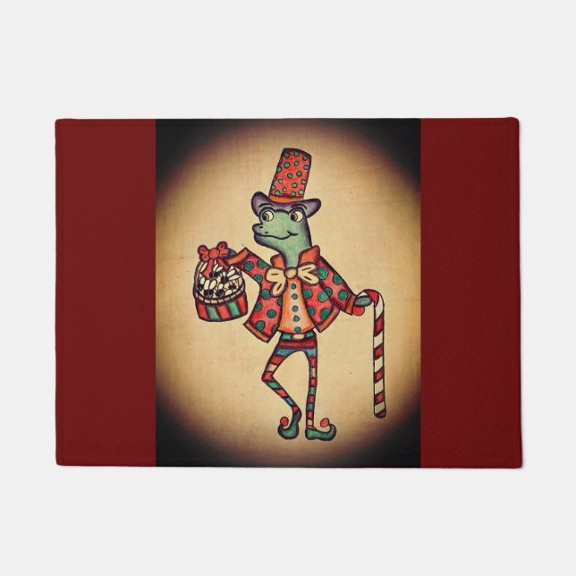 Grappig kerstfeest deurmat (Voorkant)