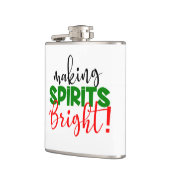 Grappig kerstfeest drink feestdag heupfles (Links)