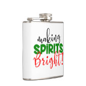 Grappig kerstfeest drink feestdag heupfles (Rechts)