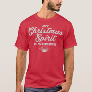 Grappig kerstfeest Drink Shirt Whiskey Liquor Drin