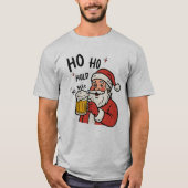 Grappig kerstfeest Drink T-shirt (Voorkant)