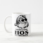 Grappig kerstfeest Er zijn een paar hos in dit Hui Koffiemok (Links)