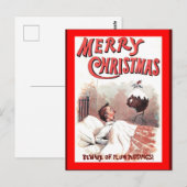 Grappig kerstfeest  Europees Briefkaart (Voorkant / Achterkant)