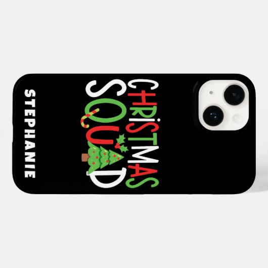 Grappig kerstfeest Familie Holiday Case-Mate iPhone Case (Achterkant (horizontaal))