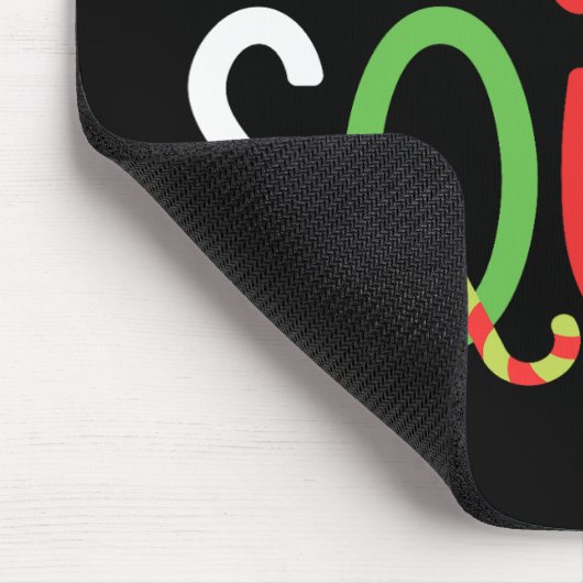 Grappig kerstfeest Familie Holiday Muismat (Hoek)