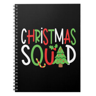 Grappig kerstfeest Familie Holiday Notitieboek