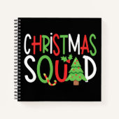 Grappig kerstfeest Familie Holiday Notitieboek (Voorkant)