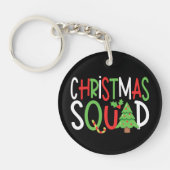 Grappig kerstfeest Familie Holiday Sleutelhanger (Voorkant)