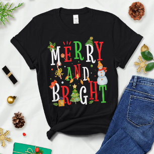 Grappig kerstfeest, feestdag, vrolijkheid en helde t-shirt