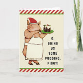 Grappig kerstfeest feestdagen kaart (Voorkant)