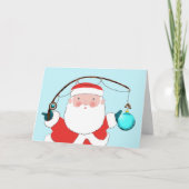 Grappig kerstfeest feestdagen kaart (Voorkant)