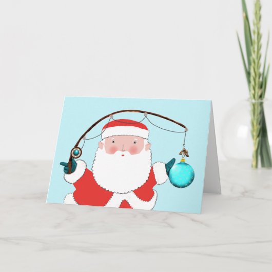 Grappig kerstfeest feestdagen kaart (Voorkant)