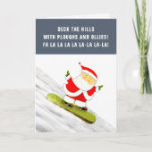 grappig kerstfeest feestdagen kaart (Voorkant)