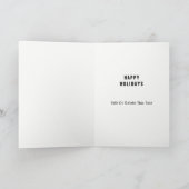 grappig kerstfeest feestdagen kaart (Binnen)