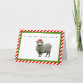 Grappig kerstfeest feestdagen kaart (Voorkant)