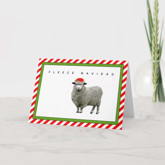 Grappig kerstfeest feestdagen kaart (Voorkant)