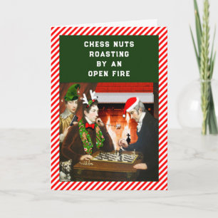 Grappig kerstfeest feestdagen kaart
