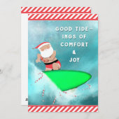 Grappig kerstfeest feestdagenkaart (Voorkant / Achterkant)