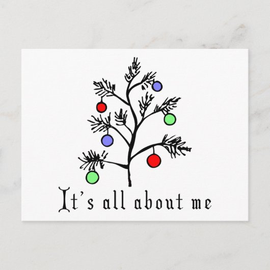 Grappig kerstfeest feestdagenkaart (Voorkant)