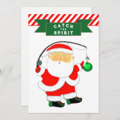 Grappig kerstfeest feestdagenkaart (Voorkant / Achterkant)