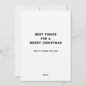 Grappig kerstfeest feestdagenkaart (Achterkant)