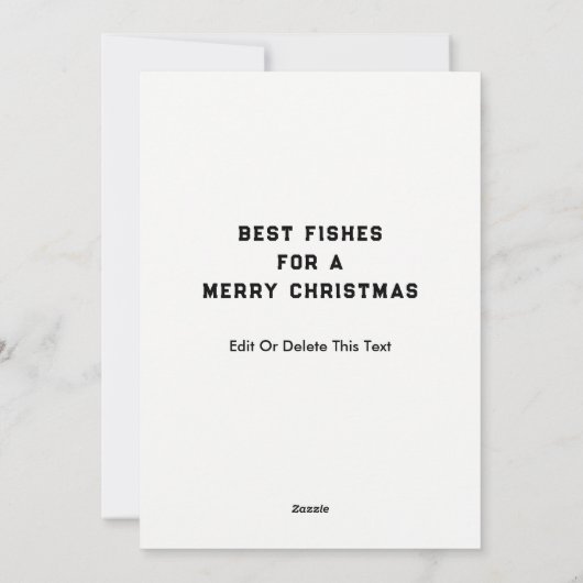 Grappig kerstfeest feestdagenkaart (Achterkant)