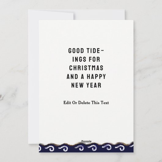 grappig kerstfeest feestdagenkaart (Achterkant)