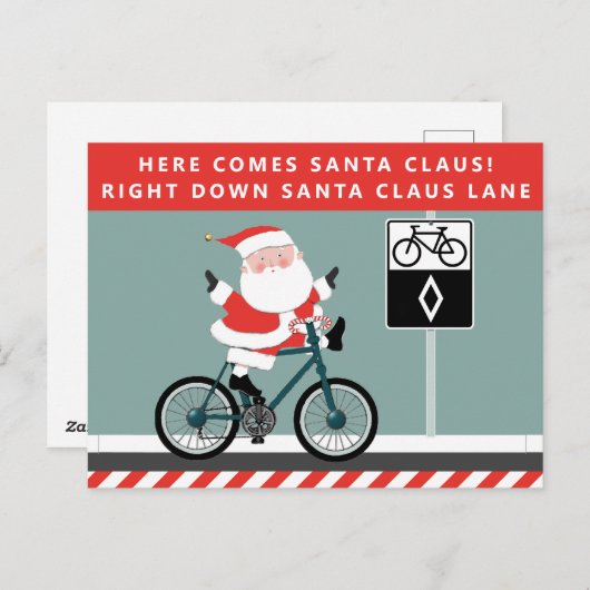 Grappig kerstfeest feestdagenkaart (Voorkant / Achterkant)