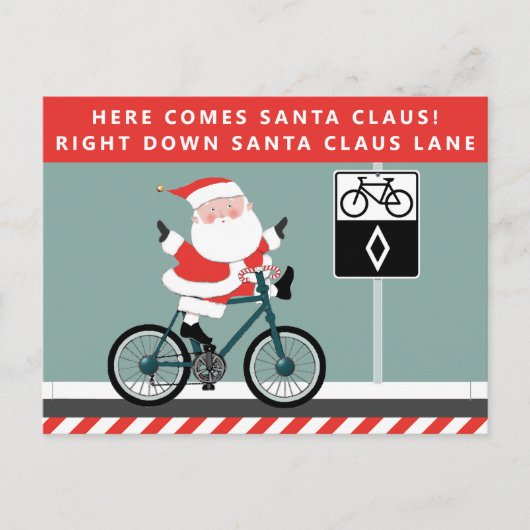 Grappig kerstfeest feestdagenkaart (Voorkant)