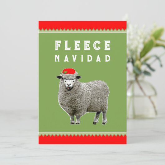 Grappig kerstfeest feestdagenkaart (Staand voorkant)