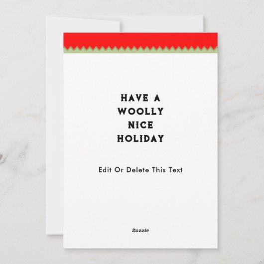 Grappig kerstfeest feestdagenkaart (Achterkant)