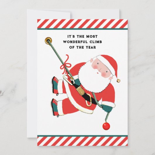 Grappig kerstfeest feestdagenkaart (Voorkant)