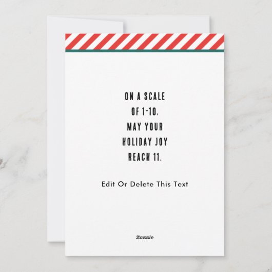 Grappig kerstfeest feestdagenkaart (Achterkant)