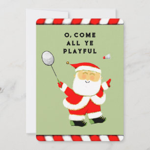 Grappig kerstfeest feestdagenkaart