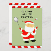 Grappig kerstfeest feestdagenkaart (Voorkant / Achterkant)