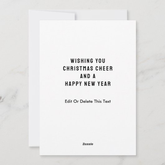 Grappig kerstfeest feestdagenkaart (Achterkant)