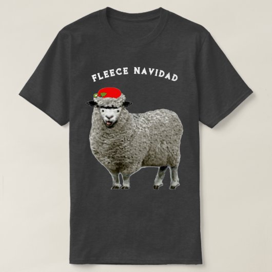 Grappig kerstfeest Feliz Navidad T-Shirt (Design voorkant)