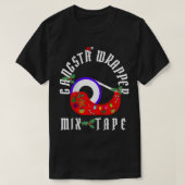 Grappig kerstfeest Gangsta Wrapper Mi-tapeontwerp  T-shirt (Design voorkant)