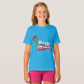 Grappig kerstfeest Gevist - Merry Fishmas T-shirt (Voorkant volledig)