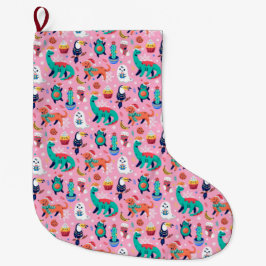 Grappig kerstfeest grote kerstsok