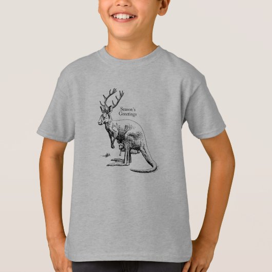 Grappig kerstfeest, herder, griet T-Shirt (Voorkant)