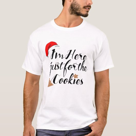 Grappig kerstfeest hier alleen voor T-shirt voor k (Voorkant)
