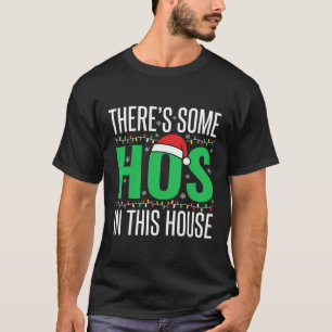 Grappig kerstfeest HOS In dit huis T-shirt