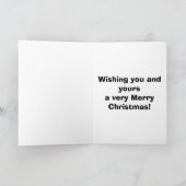 Grappig kerstfeest Humor Wenskaart "Spectickles" Feestdagen Kaart (Binnen)