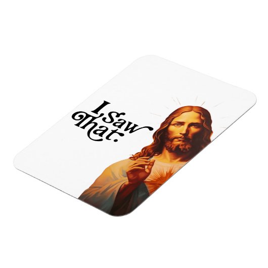 Grappig kerstfeest, ik zag dat Jezus, dat zag ik Magneet (Linkerzijde)